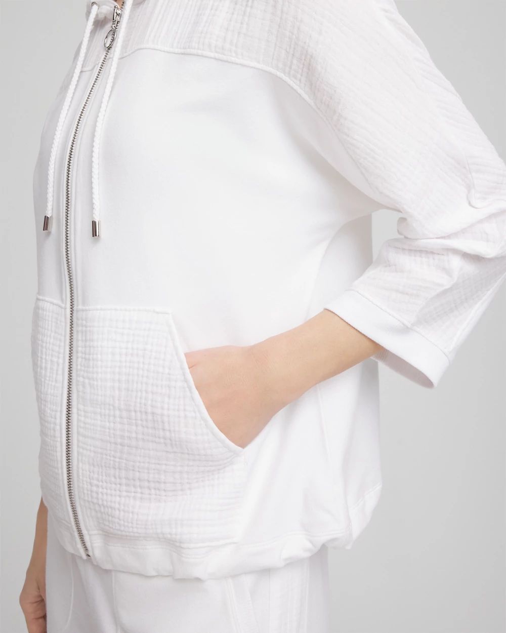 Zenergy® French Terry Gauze Jacket | Chico's